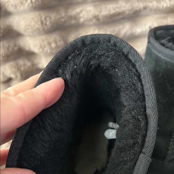 UGG Black Suede Boots - Picture 4 of 7